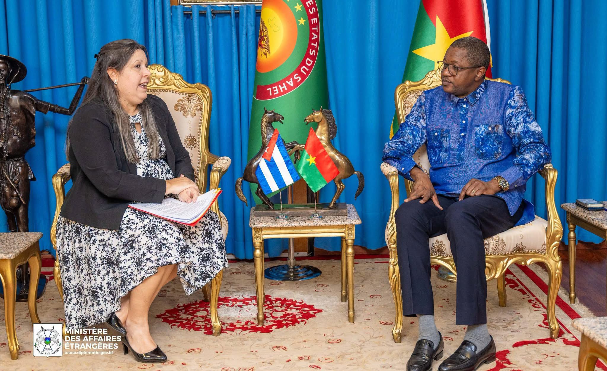 Coopération bilatérale : le Burkina Faso et Cuba réaffirment leur appel à plus de justice dans les relations internationales