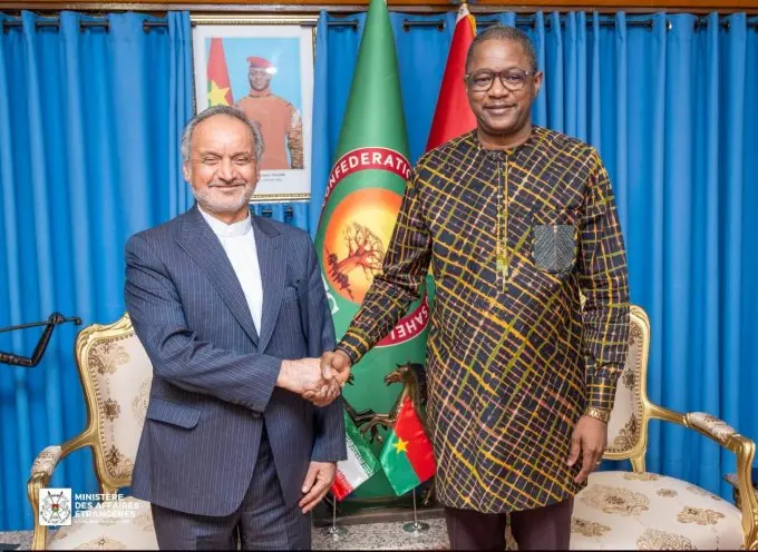 Coopération bilatérale : L’Ambassadeur d’Iran et le Chef de la diplomatie burkinabè échangent sur des questions d’actualité