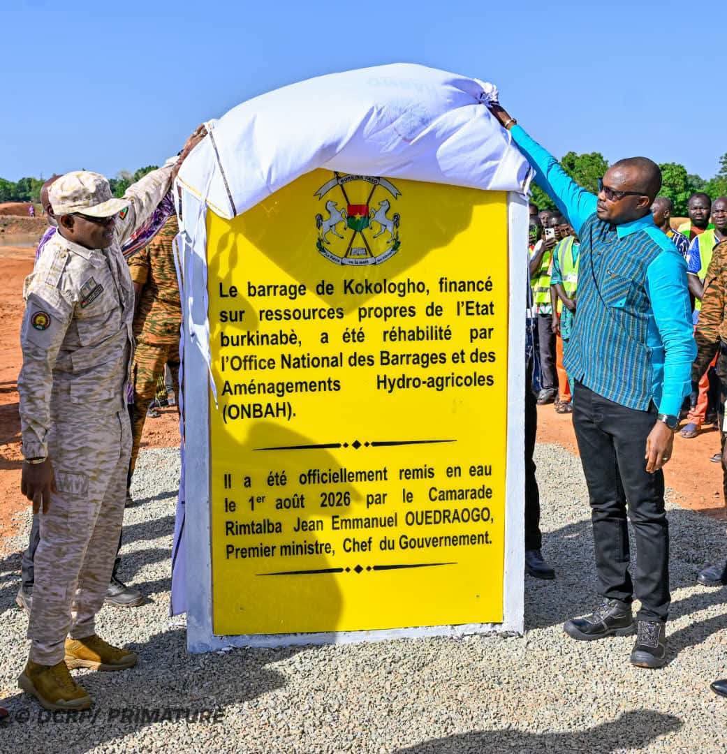 Société: La réhabilitation du barrage de Kokologho relance les ambitions de souveraineté alimentaire