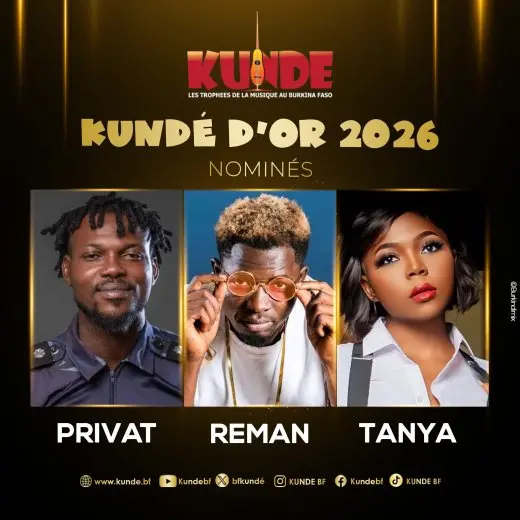 Kundé d’or 2026 : Privat, Reman et Tanya, le trio final pour décrocher le trophée