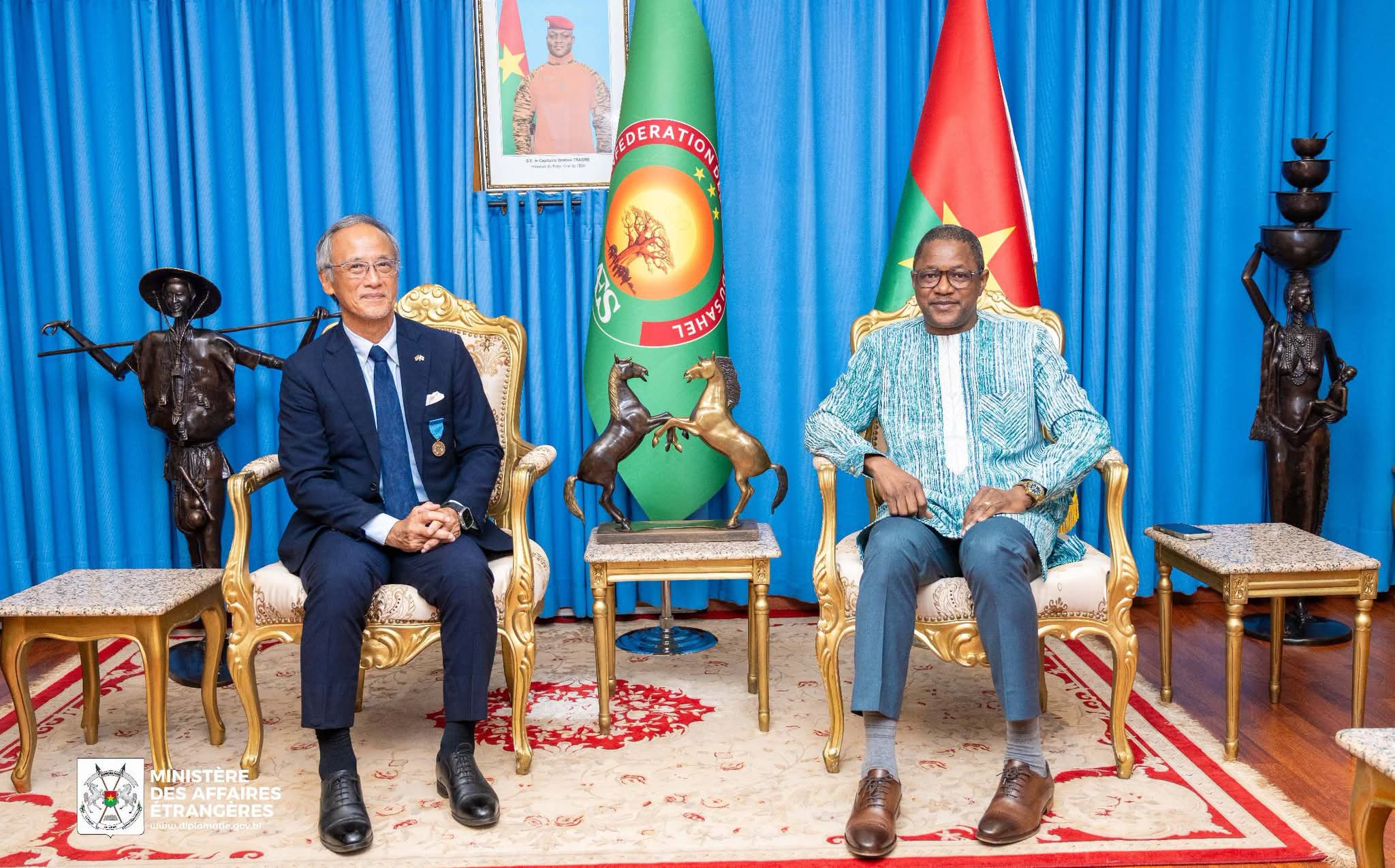 Coopération bilatérale : le Burkina Faso et le Japon réaffirment leur satisfaction quant à l’état de leur partenariat