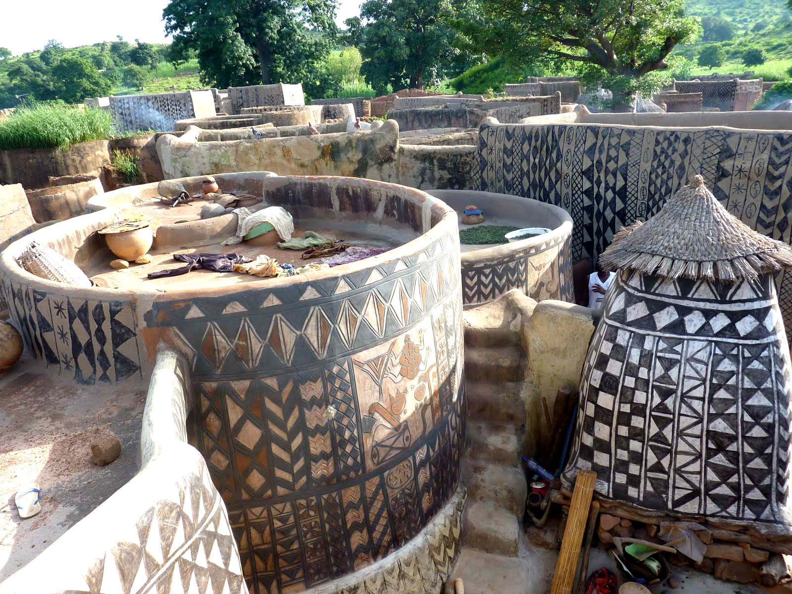 Cases rondes du pays Lobi